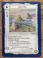 Middle Earth CCG LOTR, The Wizards Blue Border Unlimited: Amon Hen, Mint / Near Mint - Other & Unclassified