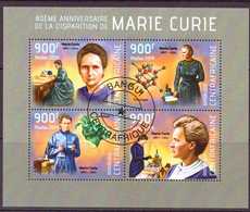 CENTRAFRIQUE 2014 MARIE CURIE  Y N°3086/89  OBLITERE - Other