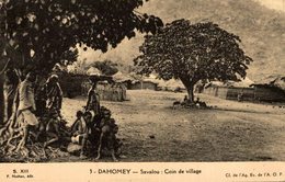 DAHOMEY SAVALOU COIN DU VILLAGE - Dahomey