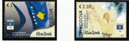Kosovo 2016 Rio De Janeiro Olympic Games Two Stamps MNH/** (H61) - Sommer 2016: Rio De Janeiro