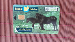 PHONECARD HORSE USED RARE - Caballos