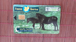 PHONECARD HORSE USED RARE - Pferde