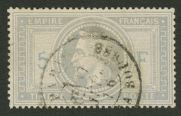 5F EMPIRE (n°33) Obl. Cachet à Date PARIS. Cote 1150€. Signé SCHELLER. TTB. - Sonstige & Ohne Zuordnung