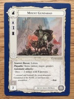 Middle Earth CCG LOTR, The Wizards Blue Border Unlimited: Mount Gundabad, Mint / Near Mint - Autres & Non Classés