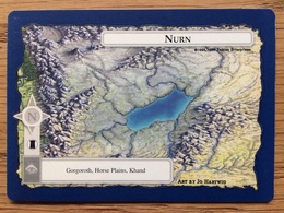 Middle Earth CCG LOTR, The Wizards Blue Border Unlimited: Nurn, Mint / Near Mint - Other & Unclassified