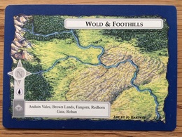 Middle Earth CCG LOTR, The Wizards Blue Border Unlimited: Wold & Foothills, Mint / Near Mint - Autres & Non Classés