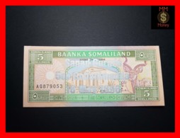 SOMALILAND 5 Shilin 18.5.1996  P. 14 *COMMEMORATIVE* Silver Overprint RARE  UNC - Altri – Africa