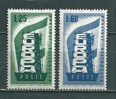 731/732 ITALIE XX Postfris - 1956