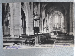 Carte Postale De Chevannes L'intérieur De L'église - Chevannes
