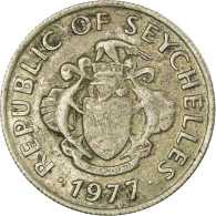 Monnaie, Seychelles, 25 Cents, 1977, British Royal Mint, TTB, Copper-nickel - Seychelles