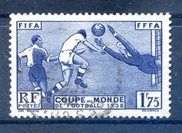 France N°396 Oblitéré (coupe Du Monde De Football 1938) - (F059) - Usati