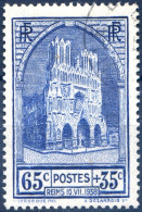 France N°399 Oblitéré (Cathédrale De Reims) - (F030) - Gebraucht