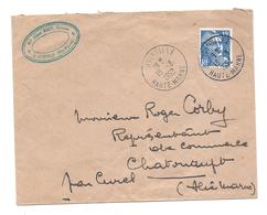 Enveloppe Ancienne - 1952 - Cachet Maître Albert Dury, Notaire à Joinville (Hte-Marne) - Otros & Sin Clasificación