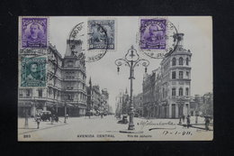 BRÉSIL - Affranchissement Plaisant De Rio De Janeiro Sur Carte Postale Pour La France En 1911 - L 60886 - Covers & Documents
