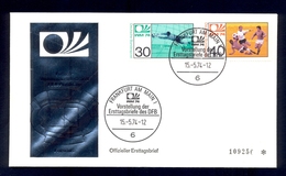 GERMANY 1974 - Official Envelope For World Cup In West Germany, Commemorative Cancel And Stamps. - 1974 – Alemania Occidental