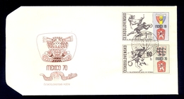 CZECHOSLOVAKIA 1970 - Commemorative Envelope For World Cup In Mexico Commemorative Cancel And Stamps. - 1970 – Mexique