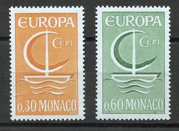 Europa CEPT 1966 Monaco Y&T N°698 à 699 - Michel N°835 à 836 *** - 1966