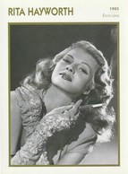 Cinéma Américain. Photographie. Rita Hayworth. Biographie. Filmographie. Portrait De Star. Encyclopédie Du Cinéma. - Berühmtheiten