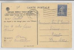 1929 - SEMEUSE PERFORE / PERFIN ! CIE GENERALE TRANSATLANTIQUE / CP De NANTES => NIORT / MARITIME SS "CANTAL" => ALGERIE - Other & Unclassified
