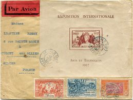 COTE D'IVOIRE LETTRE PAR AVION DEPART ABIDJAN 25 DEC 38 COTE D'IVOIRE POUR LA FRANCE - Covers & Documents