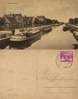 Nederland, SCHAGERBRUG, Schagen, Kanaal, Boot, Winkel (1930) Ansichtkaart - Schagen