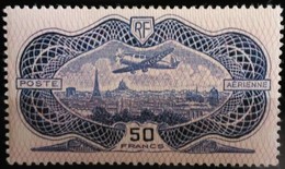 Francia: Año. 1936 - Aéreo. *Nº- 15b. - Super Lujo. Cómo Nuevo Charnela Apenas Visible. (Burelage Rosa). - 1927-1959 Neufs