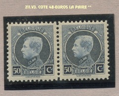 211.V3.  50c Montenez Paire **  Cote  48 Euros. SUPERBE. - Unclassified