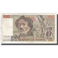 France, 100 Francs, Delacroix, 1985, TTB, Fayette:69.9, KM:154b - 100 F 1978-1995 ''Delacroix''