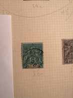 BENIN 1892/94 . TIMBRE DE 1894 . OBLITERES. 5, 10 Et 15c. Obt. - Used Stamps