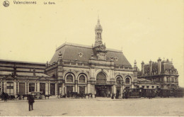 59 Valenciennes La Gare Du Chemin De Fer  Tram - Valenciennes