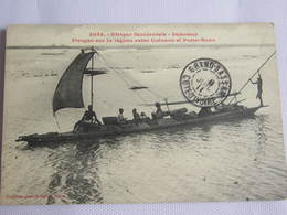 DAHOMEY PIROGUE SUR LA LAGUNE ENTRE COTONOU ET PORTO NOVO - Dahomey