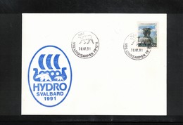 Norway 1991 Svalbard / Spitzbergen Hydro  Interesting Letter - Onderzoeksprogramma's