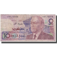 Billet, Maroc, 10 Dirhams, KM:63a, TB - Maroc