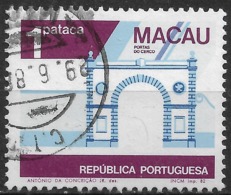 Macau Macao – 1982 Public Building And Monuments 1 Pataca Used Stamp - Gebruikt