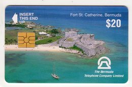 BERMUDES REF MV CARDS BER-C-04 20$ FORT SAINTE CATHERINE DATE 1993 - Bermudes