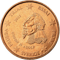 Suède, Fantasy Euro Patterns, 2 Euro Cent, 2003, SUP, Cuivre - Privatentwürfe