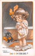 ILLUSTRATEUR - SPURGIN - "WEE ROGUES" SERIES N°568 - HUMORISTIQUE, ENFANT, BAIN, CHAT - - Spurgin, Fred