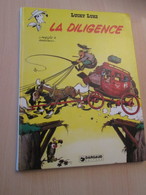 BDCORO /  LUCKY LUKE / LA DILIGENCE Réédition CARTONNEEde 1976 ,  Bon état Général , Voyez Les Photos ! - Lucky Luke