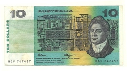 Australia - 10 Dollars 1990    ++++++ - 1974-94 Australia Reserve Bank (paper Notes)