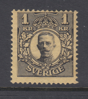Sweden 1911 - Michel  62 Y Inverted Watermark Mint Hinged * - Ungebraucht
