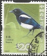 HONG KONG 2006 Birds - $20 - Magpie FU - Used Stamps