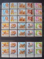 LUXEMBURG 1984 1985 MNH** 11 X CARITAS / 2 SCANS / CHILDREN - Colecciones