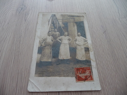 Carte Photo à Identifier Groupe De Bouchers Boucherie - A Identifier