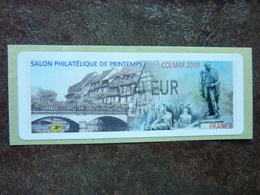 2010 LISA2  COLMAR  SALON PHILATELIQUE De PRINTEMPS  0,90€ (vendue à La Faciale) ** MNH - 2010-... Geïllustreerde Frankeervignetten