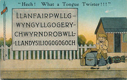 LLANFAIRPWLLGWYNGYLLGOGERYCHWYRNDROBWLLLLANDYSILIOGOGOGOCH - HECH ! WHAT A TONGUE TWISTER ! ! ! - QUAI DE GARE - Anglesey