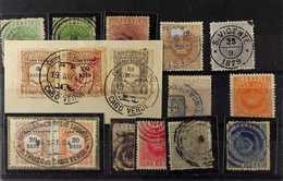 PORTUGUESE COLONIES  Accumulation Of Mint And Used On Cards With Some Emphasis On Used With Many Identifiable Cancellati - Altri & Non Classificati