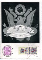 15150010 BE 19500716 Bastogne; Mémorial Bataille Des Ardennes; Inauguration; Voir La Description; 3 Cartes 3 Langues - 1934-1951