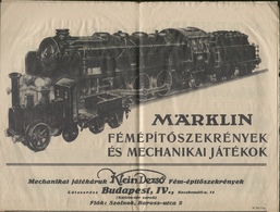 Catalogue Märklin 1932 Ungarische Ausgabe  - En Hongrois - Ohne Zuordnung