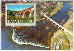 Latvia 2002 . Bridges (Kuldiga). S/S: 100.    Michel # BL 16 - Lettonia