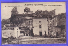 Carte Postale 63. Montmorin Ancienne Chapelle Et Ruines Du Chateau Près Billom  Très Beau Plan - Sonstige Gemeinden